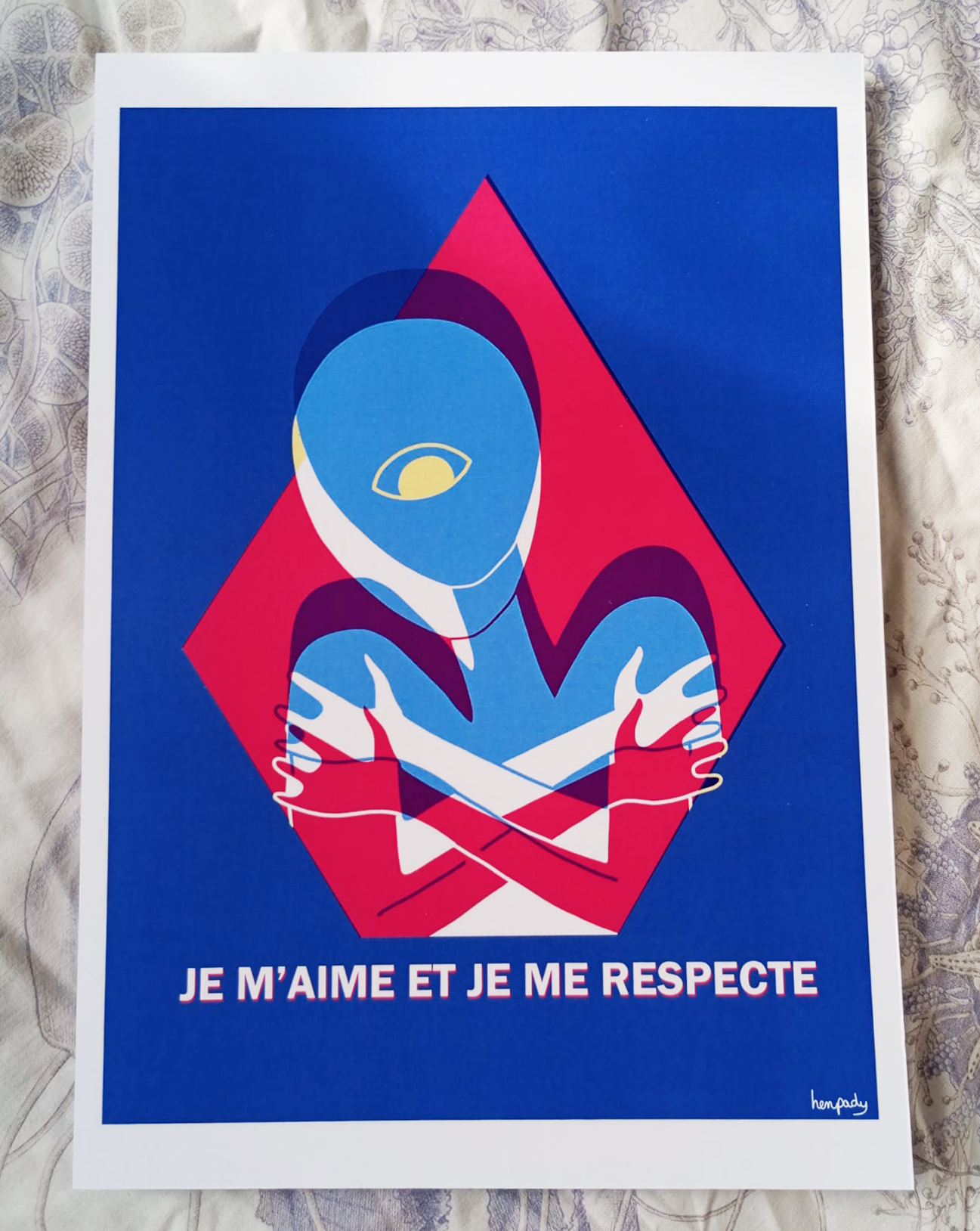 Print A4 "Je m'aime et je me respecte"